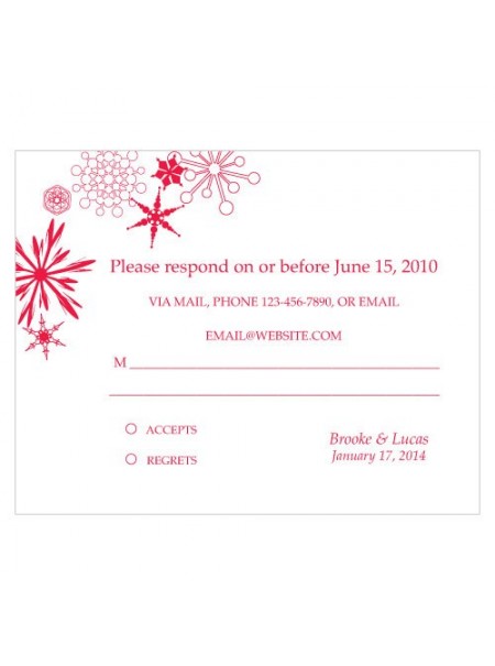 Winter Finery RSVP