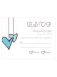 Cuore stringhe RSVP