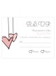 Cuore stringhe RSVP