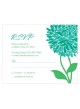 Zinnia Bloom RSVP