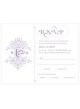 Fantasioso monogramma RSVP
