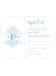 Fantasioso monogramma RSVP