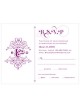 Fantasioso monogramma RSVP
