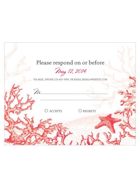 Barriera corallina RSVP
