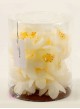 mini candele orchidea bianca