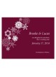 Stampa invernale Salva la data card