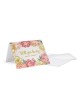 Moderna carta floreale "Bridesmaid Ask" con piega