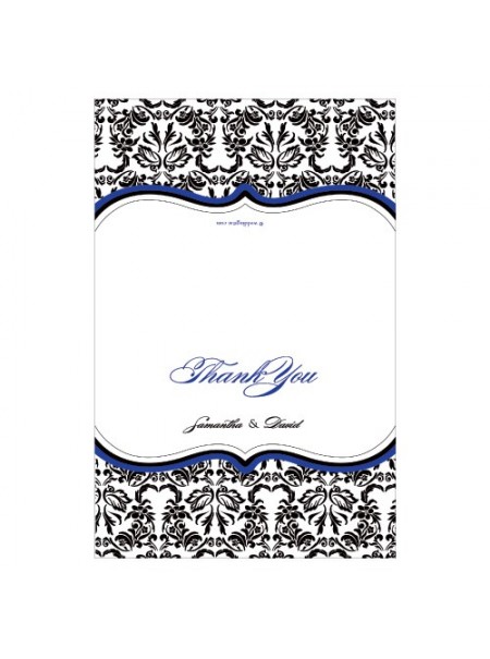 Love Bird Damask Grazie card