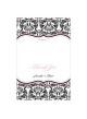 Love Bird Damask Grazie card