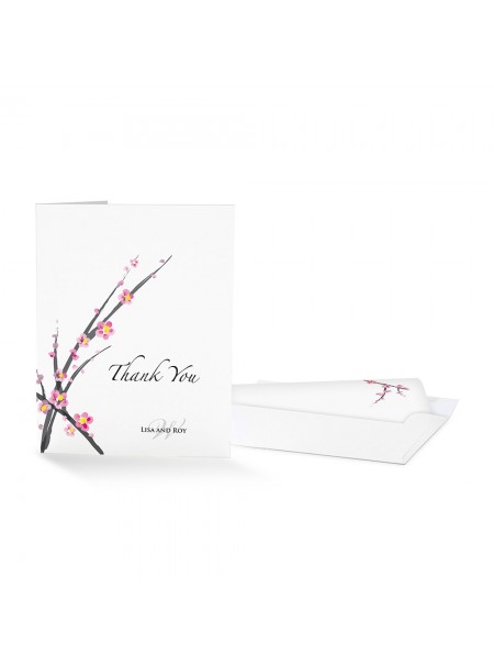 Cherry Blossom Grazie card