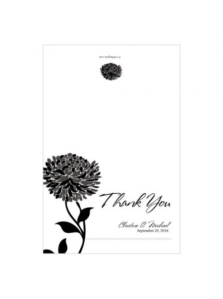 Zinnia Bloom Grazie card