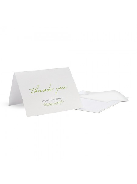 Woodland Abbastanza Grazie Carta Con Piega