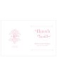Fantastico monogramma grazie card