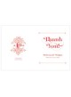 Fantastico monogramma grazie card