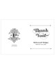 Fantastico monogramma grazie card