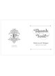 Fantastico monogramma grazie card