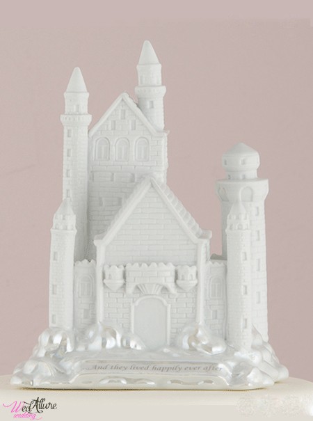 Cake topper castello fiaba