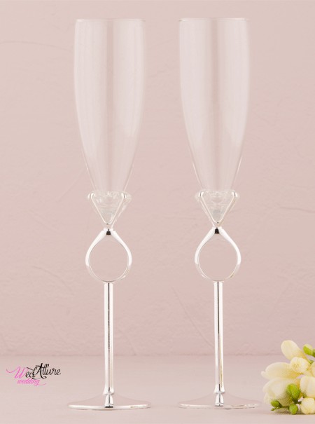 flute champagne diamante