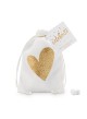 Sacchetto cuore oro grande
