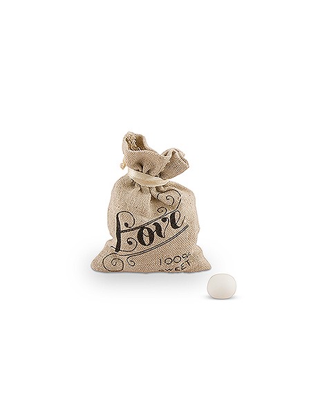 sacchetto portaconfetti love