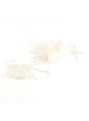 Sacchetto portaconfetti avorio in organza con fiocco